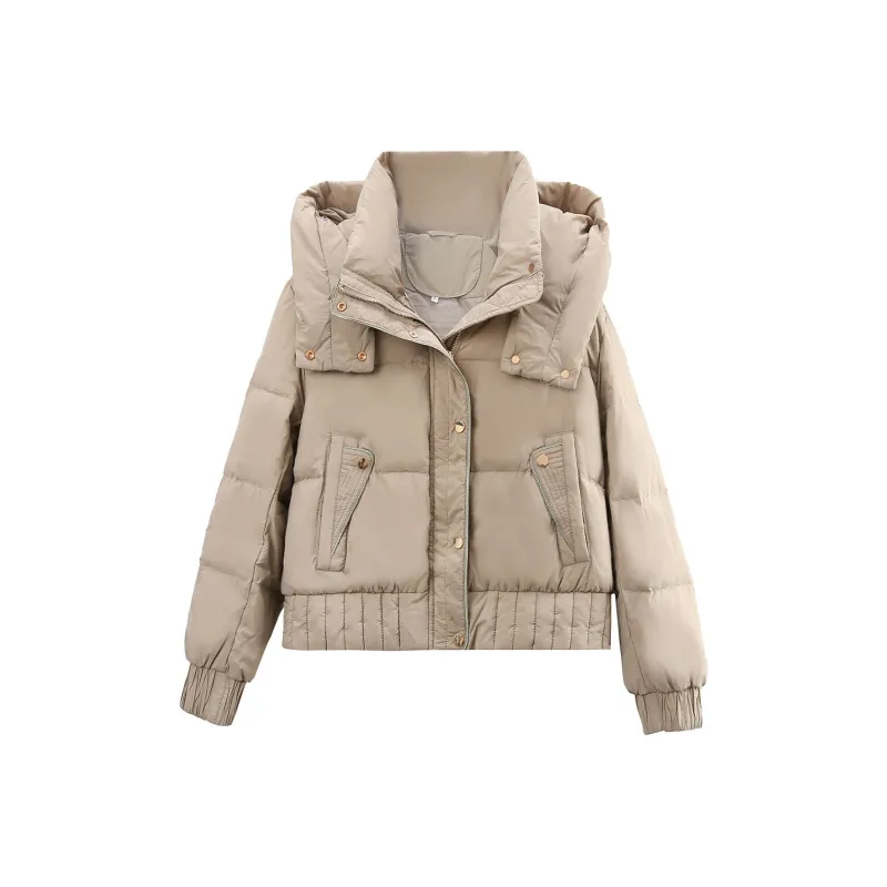 A Paradise For Awakening Down Jacket Women's Gray-0