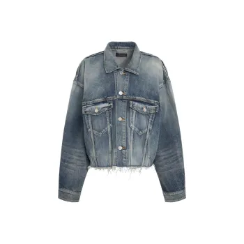 Balenciaga Deconstructed Panelled Denim Jacket