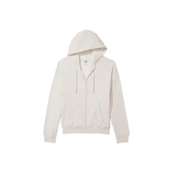 Victoria's Secret PINK IVY FLEECE FULL-ZIP HOODIE/HO Jackets Coats Women's Heather Oat Beige