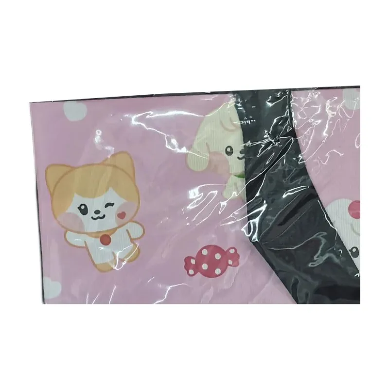 LINE FRIENDS Polyester Tote Bag, Shopping Bag, Shoulder Bag, Handbag Mini Unisex Pink-2
