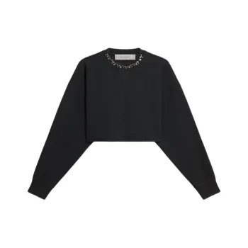 Golden Goose Embellished Cropped Sweatshirt