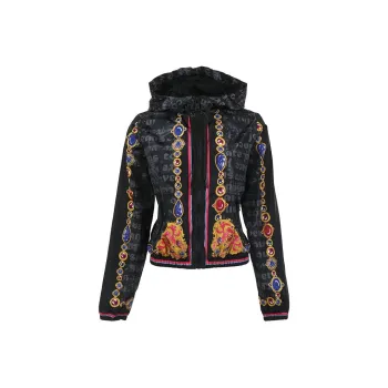 VERSACE JEANS COUTURE SS24 Jackets Coats Women's Black