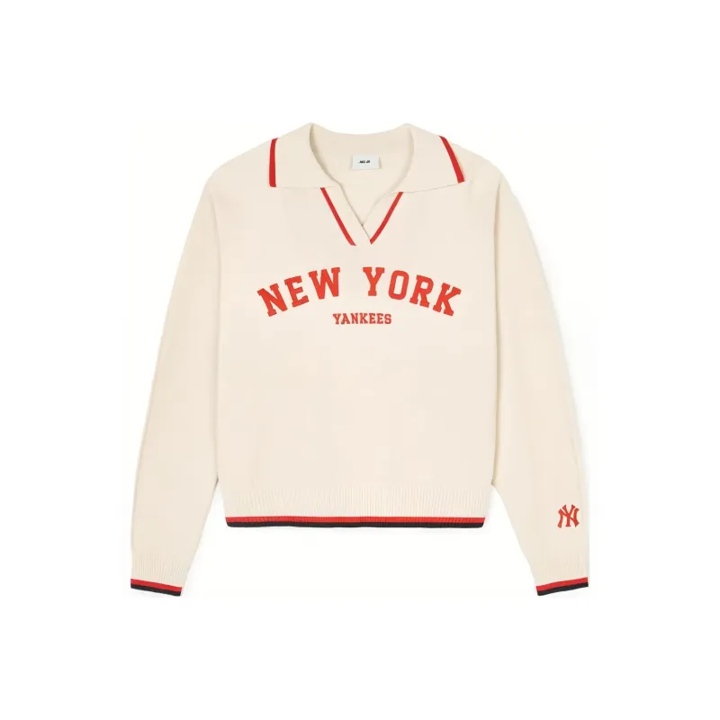 MLB SS24 New York Yankees Knitwear Women's Cream-0