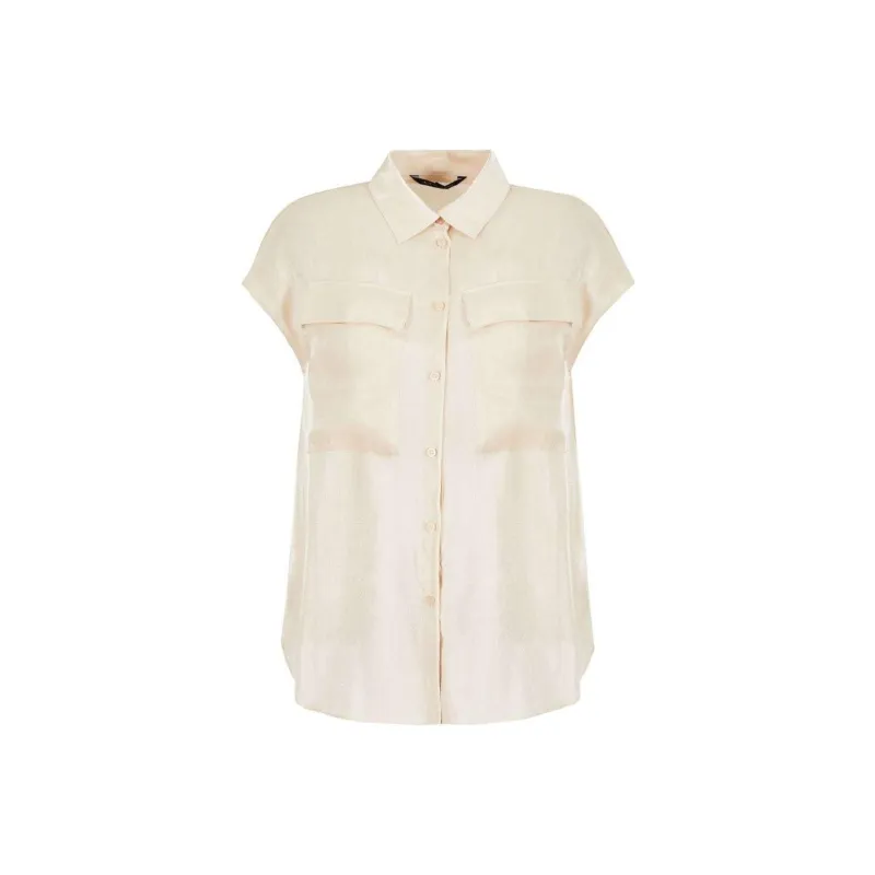 ARMANI EXCHANGE Flap pocket Crepe Shirt-0