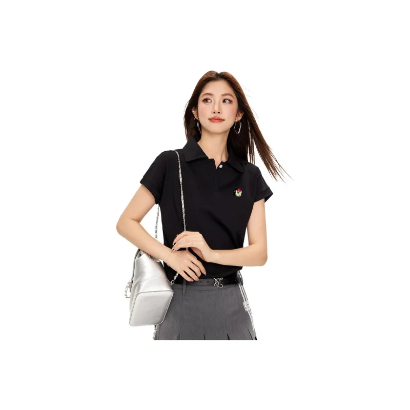  CHOCOOLATE Polo Shirt Women's BKX/Black-0