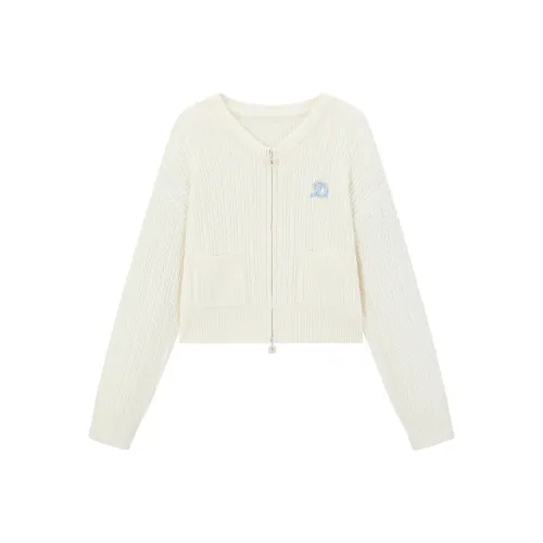 LEDIN Knitwear Women's Mist White