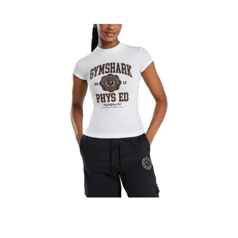 GYMSHARK T Shirts Women's White-0