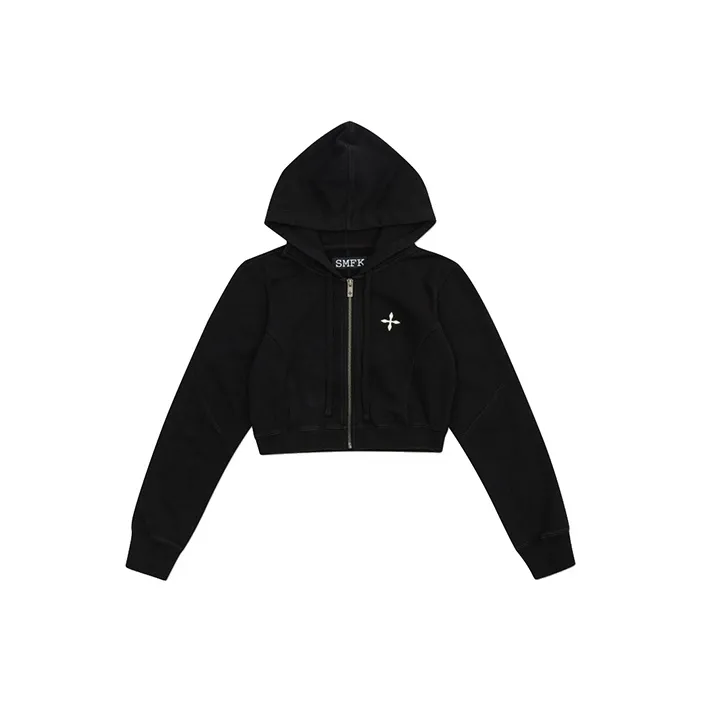 SMFK Cardigan Sweatshirt Women's Wilderness Black-0