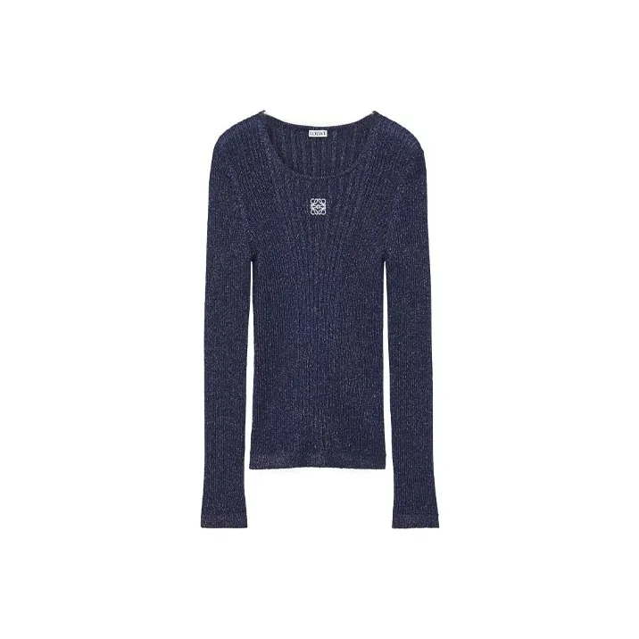 LOEWE SS24 Knitwear Women's Dark Blue-0