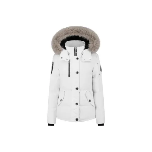 Moose Knuckles Down Jackets Women's White