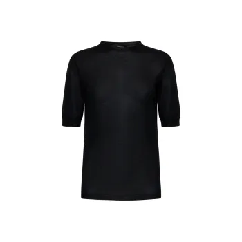 Fabiana Filippi Short Sleeved Ribbed Top
