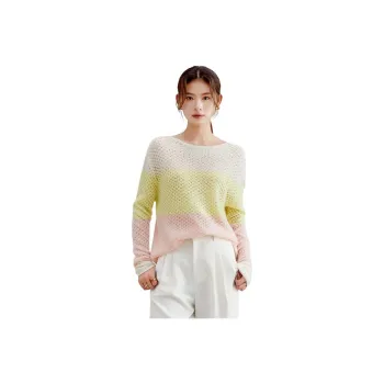 MIHUANG Cashmere Sweater Women's Light Pink