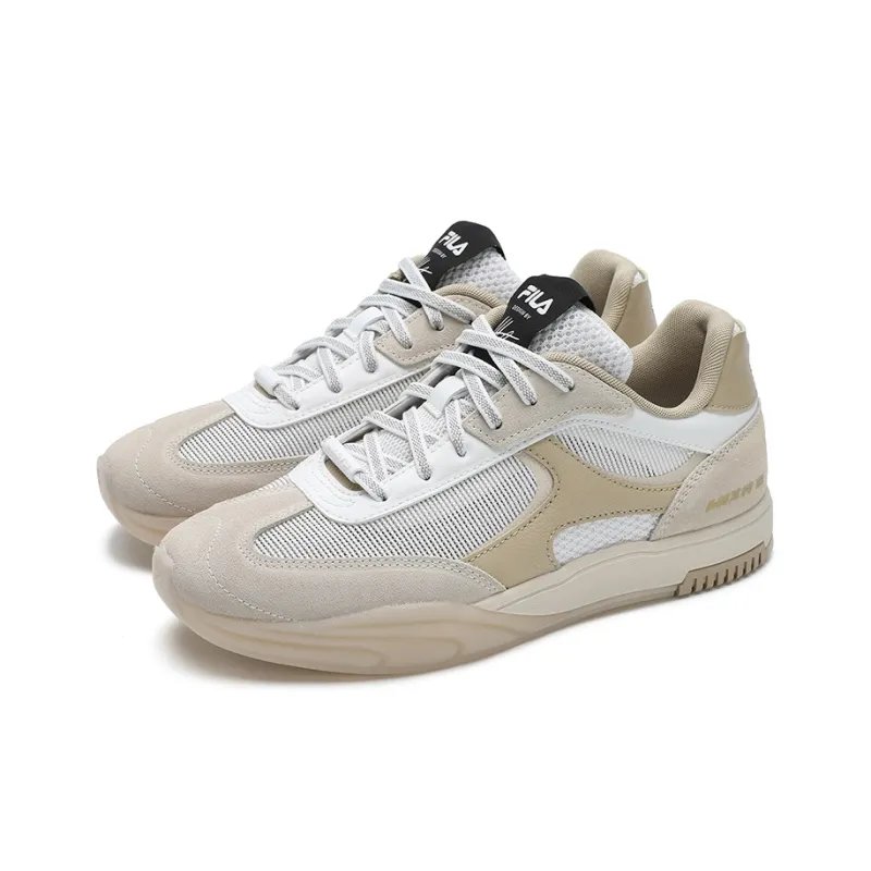 FILA Pioneer Series Slip Resistant, Abrasion Resistant, Breathable Low Top Skateboard Shoes Women's White Pink-2