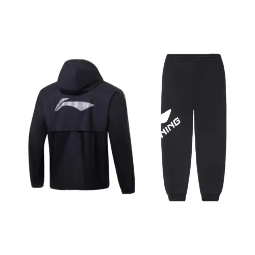 LiNing Smoothie Casual Sportswear Unisex Black