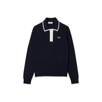 LACOSTE Knitwear Women's Marine Blue/White