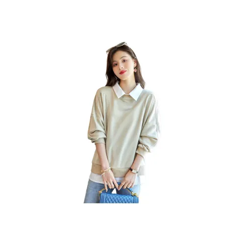 Like The Age Of Water Sweatshirt Women's Khaki