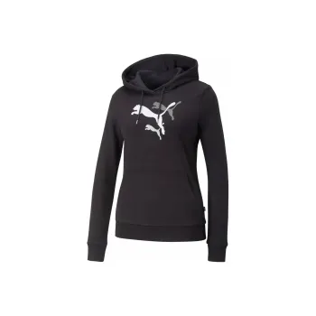 PUMA ESS+ LOGO POWER HOODIE TR Sweatshirt Women's Black