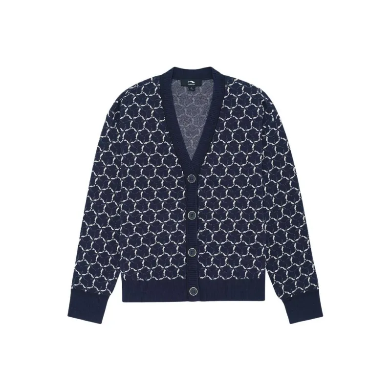 LI NING 1990 Classic Collection Knitwear Women's Dark Marine Blue-0