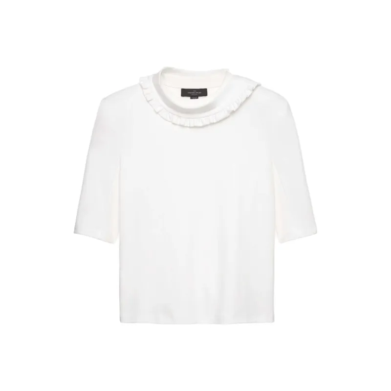 ZARA Stefano Pilati Collaboration T-Shirts Women's Oyster White-0