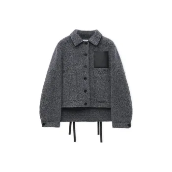 LOEWE Wool Jacket 'Dark Grey'
