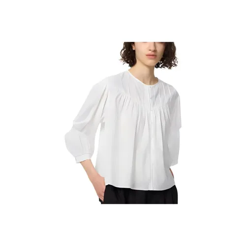 UNIQLO Comptoir Des Cotonniers Collaboration Shirts Women's Ecru