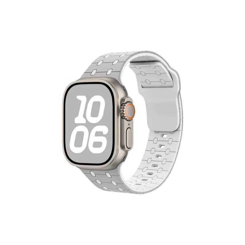 XINGYAAN Watch Band Apple Compatibility Silicone Material-6