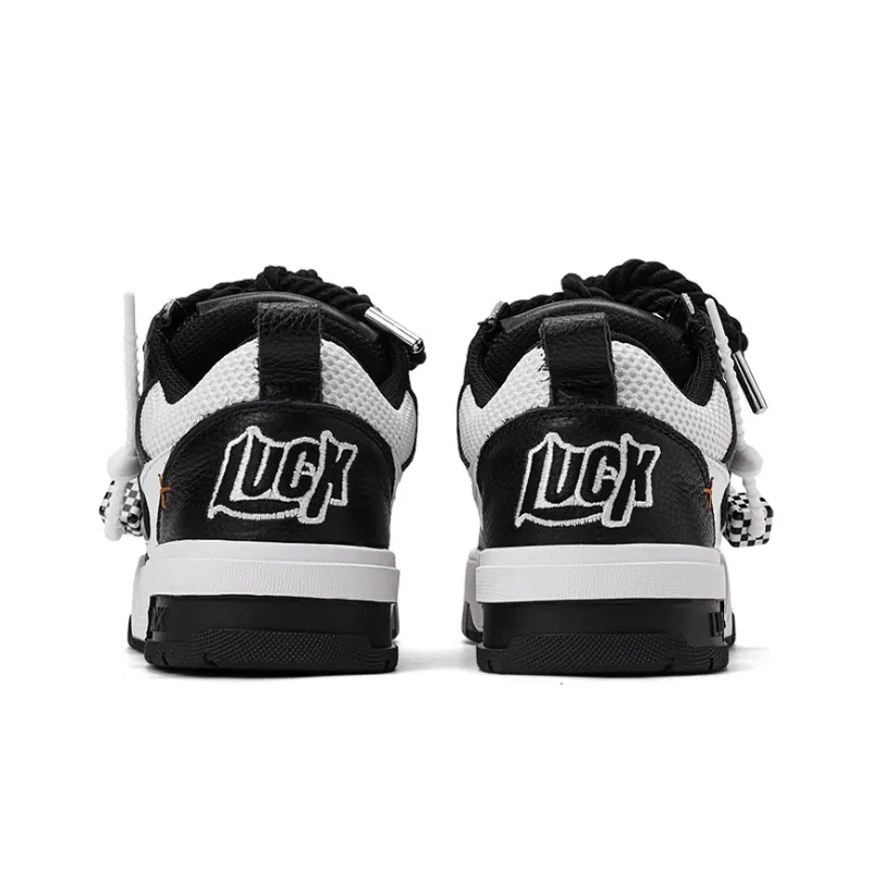 LUCX Cushioned Slip Resistant Abrasion Resistant Low Top Chunky Sneakers Unisex-34