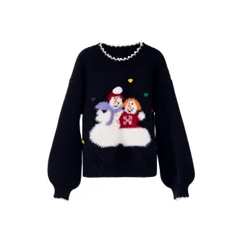Blovelan Knitwear Women's The Snowy Night Is Dark