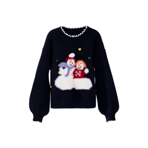 Blovelan Knitwear Women's The Snowy Night Is Dark