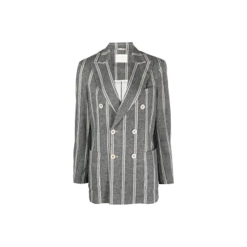 Circolo 1901 Double breasted Striped Blazer