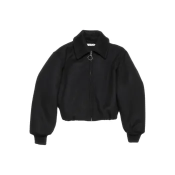 Acne Studios Zip Up Long Sleeved Bomber Jacket