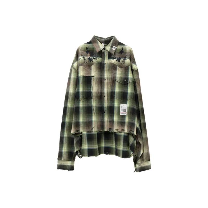 Maison Mihara Yasuhiro SS25 Shirt Women's Green-0