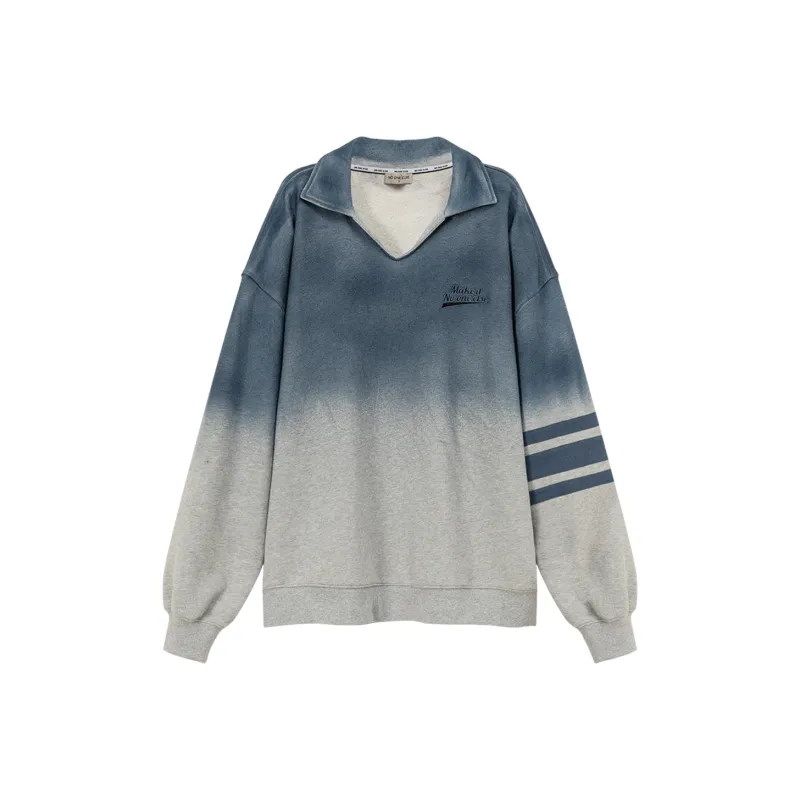 NO ONE ELSE Sweatshirts Unisex Gray Blue-0