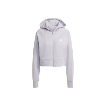 Adidas Free Shipping With AdiClub Aeroready Game And Go Full Zip Hooded Fleece Jacket