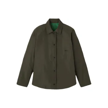 LONGCHAMP Jackets Coats Women's Green