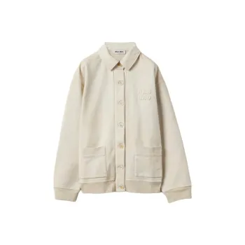MIU MIU Jackets Coats Women's Chalk White