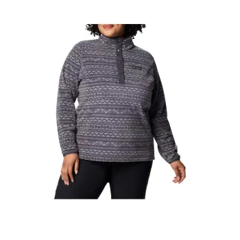 Columbia Benton Cashmere Sweater Women's Gray Print