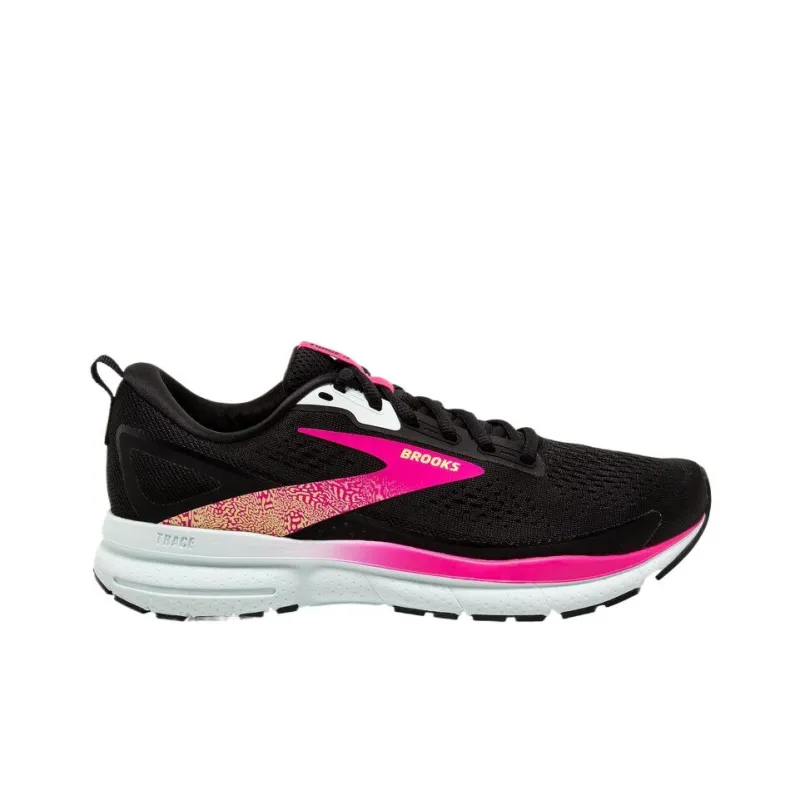 Brooks Trace 3 Black Blue Pink Glo Women's-1
