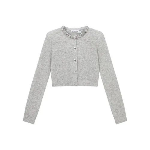 Self portrait Knitwear Women's Light Gray