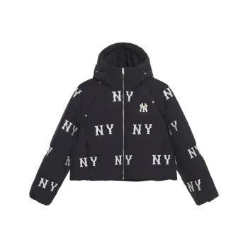MLB New York Yankees 24FW Down Jacket Puffer Coat Women's Black