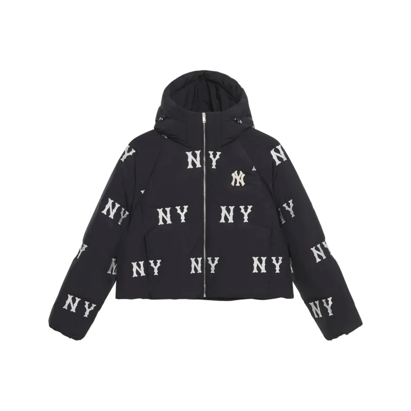 MLB New York Yankees 24FW Down Jacket Puffer Coat Women's Black-0