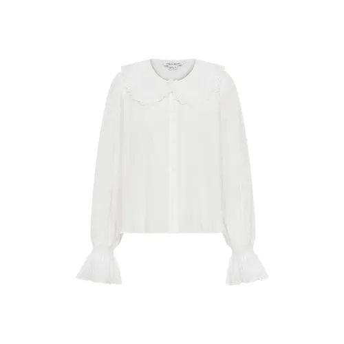 URBAN REVIVO Shirt Women's Raw White