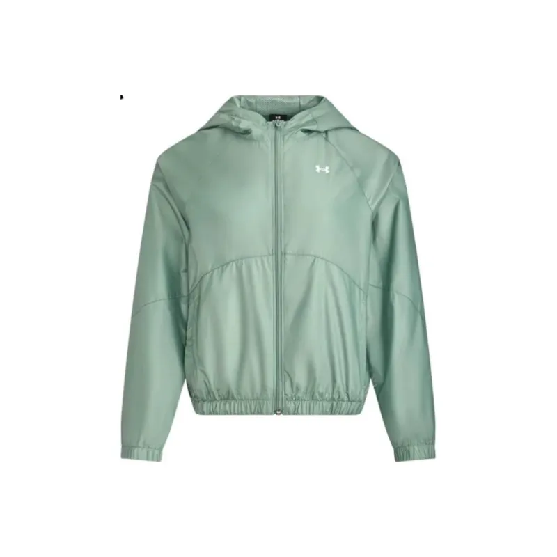 Under Armour Sportstyle FW24 Jackets Coats Women's Lime Green-0