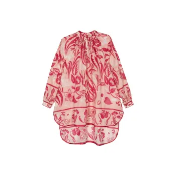 F.R.S For Restless Sleepers Tizio Floral print Cotton Shirt