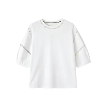 LUYOUYE Lantern Sleeve T Shirt Women's