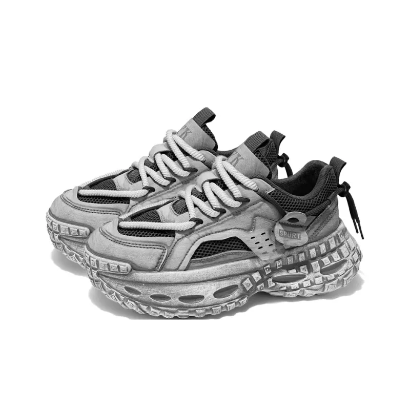 Hong Kong Meng Slip Resistant, Abrasion Resistant, Breathable Low Top Chunky Sneakers Men's-13
