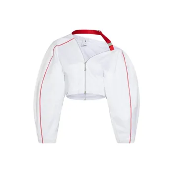 Nike X Nike Short Asymmetrical Jacket 'White'