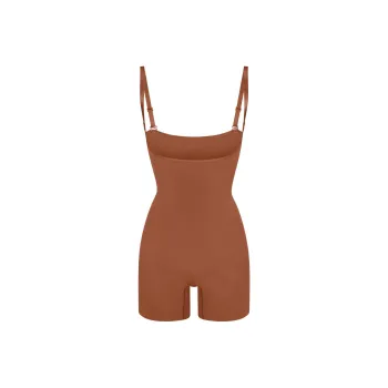 SKIMS SEAMLESS SCULPT OPEN BUST SHORTIE BODYSUIT Bodysuits Women's BRONZE/Bronze