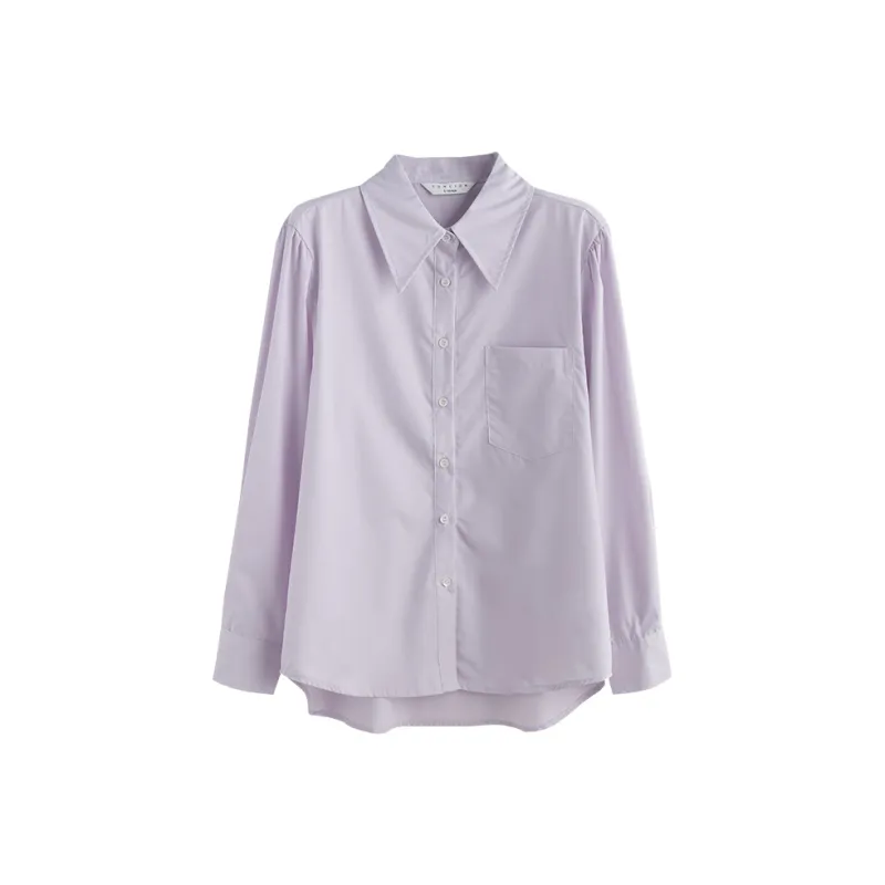 Tonlion Shirt Women's Light Purple-0