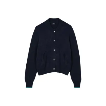 Paul Smith Contrasting trim Cotton Cardigan